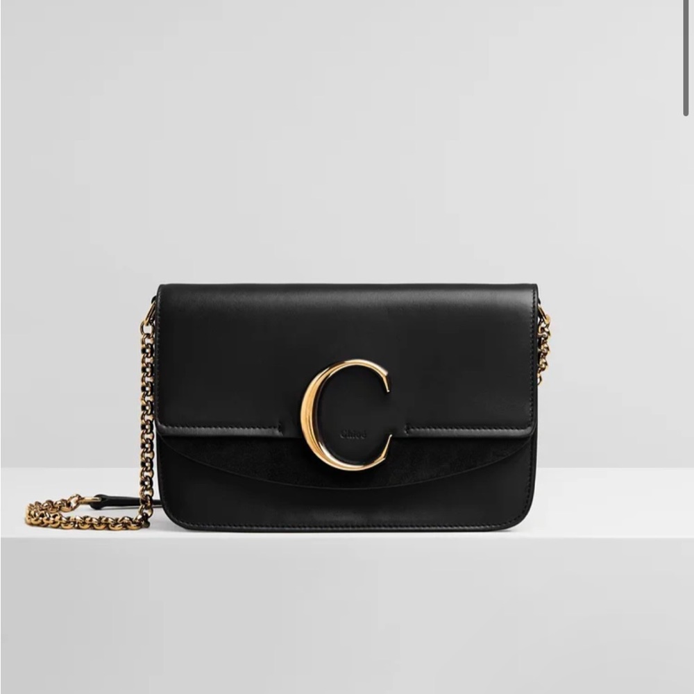 Chloé “C” Clutch with Chain - excellent condition